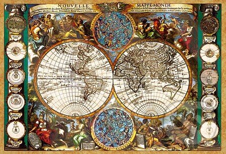 Starožitná mapa sveta, Castorland