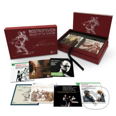 Hudební CD: Mstislav Rostropovich: Cellist of The Centu (Deluxe) (Hudobné albumy). Hudobné albumy, 2017 Hudební CD: Mstislav Rostropovich: Cellist of The Centu (Deluxe) (Hudobné albumy). Hudobné albumy, 2017