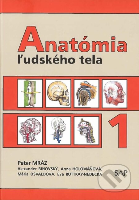 Kniha: Anatómia ľudského tela 1 (Peter Mráz). Slovak Academic Press, 2021 Kniha: Anatómia ľudského tela 1 (Peter Mráz). Slovak Academic Press, 2021