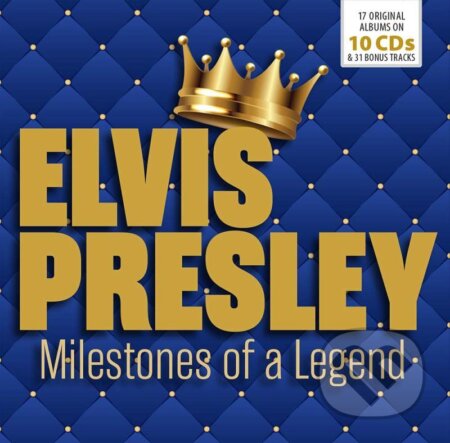 Hudobné CD: Elvis Presley: Milestones of a Legend (Hudobné albumy). Hudobné albumy, 2020 Hudobné CD: Elvis Presley: Milestones of a Legend (Hudobné albumy). Hudobné albumy, 2020