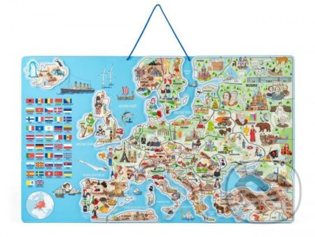 Společenská hra: Woody Magnetická mapa EVROPY (Woodyland). Woodyland, 2020 Společenská hra: Woody Magnetická mapa EVROPY (Woodyland). Woodyland, 2020