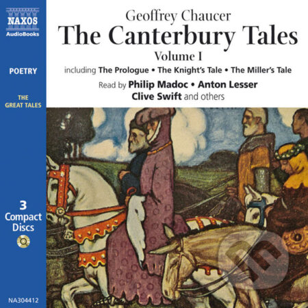 Audiokniha: The Canterbury Tales (EN) (Geoffrey Chaucer). Naxos Audiobooks, 2019 Audiokniha: The Canterbury Tales (EN) (Geoffrey Chaucer). Naxos Audiobooks, 2019