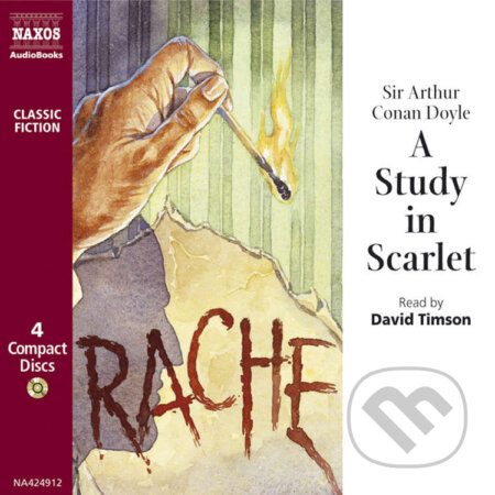 Audiokniha: A Study in Scarlet (EN) (Arthur Conan Doyle). Naxos Audiobooks, 2019 Audiokniha: A Study in Scarlet (EN) (Arthur Conan Doyle). Naxos Audiobooks, 2019