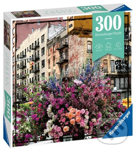 Puzzle: Květiny v New Yorku (Ravensburger). Ravensburger, 2021 Puzzle: Květiny v New Yorku (Ravensburger). Ravensburger, 2021