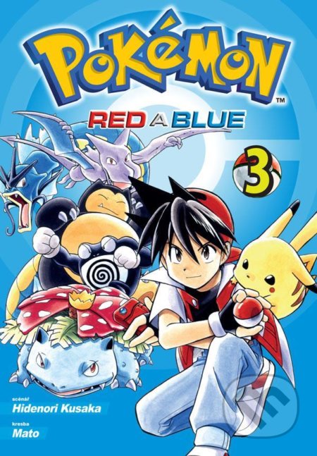 Kniha: Pokémon - Red a blue 3 (Hidenori Kusaka). Crew, 2021 Kniha: Pokémon - Red a blue 3 (Hidenori Kusaka). Crew, 2021