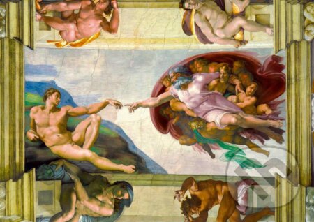 Michelangelo - The Creation of Adam, 1511, Bluebird, 2021