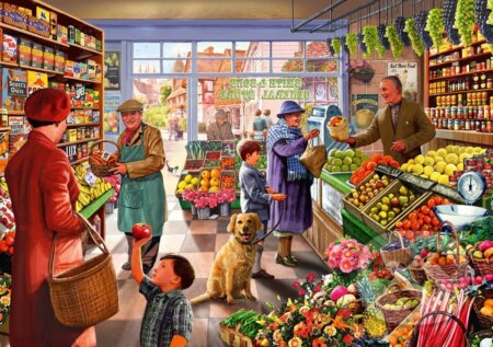 Puzzle: Village Greengrocer (Steve Crisp). Bluebird, 2021 Puzzle: Village Greengrocer (Steve Crisp). Bluebird, 2021