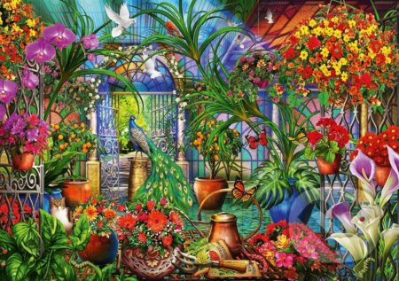 Puzzle: Tropical Green House (Ciro Marchetti). Bluebird, 2021 Puzzle: Tropical Green House (Ciro Marchetti). Bluebird, 2021