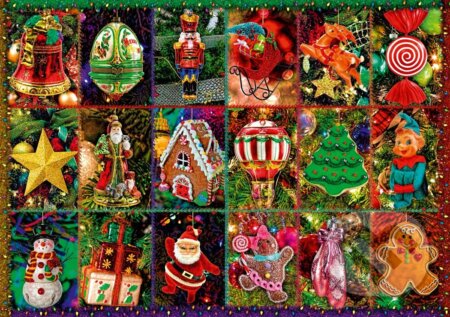 Puzzle: Festive Ornaments (Bluebird). Bluebird, 2021 Puzzle: Festive Ornaments (Bluebird). Bluebird, 2021