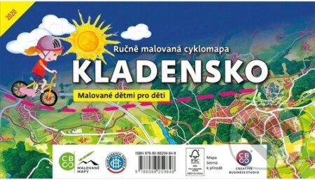 Kniha: Ručně malovaná cyklomapa Kladensko (Malované Mapy). Malované Mapy, 2020 Kniha: Ručně malovaná cyklomapa Kladensko (Malované Mapy). Malované Mapy, 2020
