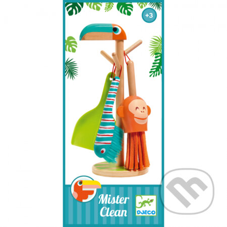 Spoločenská hra: Sada na zametanie – Mister Clean (Djeco). Djeco, 2021 Spoločenská hra: Sada na zametanie – Mister Clean (Djeco). Djeco, 2021