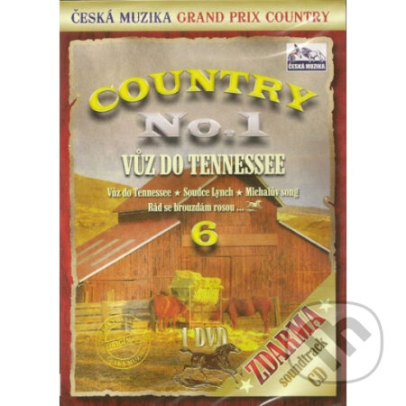Film: Country No.1: Vůz do Tennessee (Česká Muzika) (DVD). Česká Muzika, 2010 Film: Country No.1: Vůz do Tennessee (Česká Muzika) (DVD). Česká Muzika, 2010