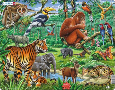 Puzzle: Džungľa (FH24) (Larsen). Larsen Puzzle: Džungľa (FH24) (Larsen). Larsen