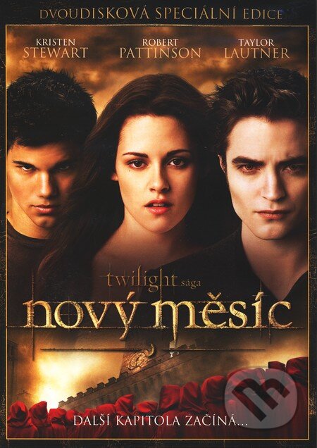 Film: Twilight sága: Nov (New Moon) 2-disková verzia (Chris Weitz) (DVD). Hollywood, 2009 Film: Twilight sága: Nov (New Moon) 2-disková verzia (Chris Weitz) (DVD). Hollywood, 2009