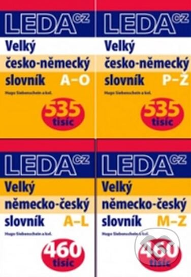 Kniha: Velký česko-německý / německo-český slovník (Hugo Siebenschein). Leda, 2006 Kniha: Velký česko-německý / německo-český slovník (Hugo Siebenschein). Leda, 2006