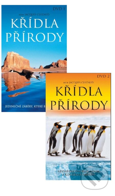 Film: Krídla prírody (2 DVD) (Jacques CLuzaud a J. CLuzaud) (DVD). Hollywood, 2021 Film: Krídla prírody (2 DVD) (Jacques CLuzaud a J. CLuzaud) (DVD). Hollywood, 2021