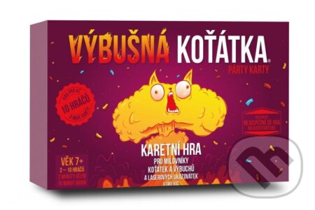 Spoločenská hra: Výbušná koťátka: Párty karty (limitovaná edice) (ADC BF). ADC BF, 2021 Spoločenská hra: Výbušná koťátka: Párty karty (limitovaná edice) (ADC BF). ADC BF, 2021