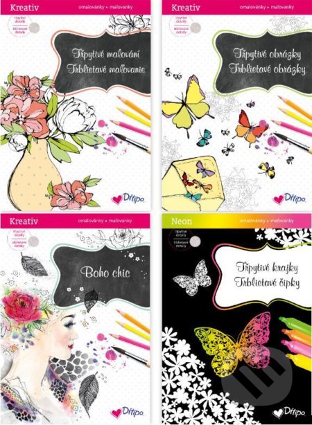 Kniha: Třpytivé omalovánky - mix motivů (Ditipo a.s.). Ditipo a.s., 2021 Kniha: Třpytivé omalovánky - mix motivů (Ditipo a.s.). Ditipo a.s., 2021