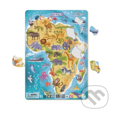 Puzzle rámové Zvířata Afriky, Dodo, 2021