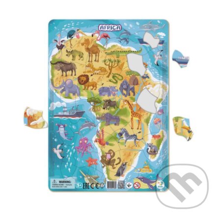 Puzzle: Puzzle rámové Zvířata Afriky (Dodo). Dodo, 2021 Puzzle: Puzzle rámové Zvířata Afriky (Dodo). Dodo, 2021