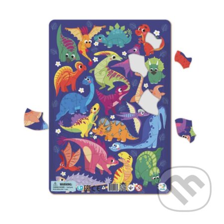 Puzzle: Puzzle rámové Dinosauři (Dodo). Dodo, 2021 Puzzle: Puzzle rámové Dinosauři (Dodo). Dodo, 2021