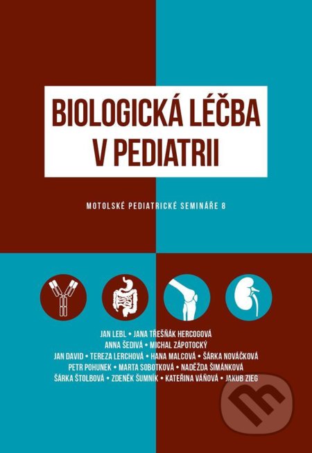Kniha: Biologická léčba v pediatrii (Anna Šedivá, Hana Malcová, Jakub Zieg, Jan David, Jan Lebl, Jana Třešňák Hercogová, Kateřina Váňová, Marta Sobotková, Michal Zápotocký, Naděžda Šimánková, Petr Pohunek, Šárka Nováčková, Šárka Štolbová, Tereza Lerchcová a Zdeněk Šumník). Galén, 2021 Kniha: Biologická léčba v pediatrii (Anna Šedivá, Hana Malcová, Jakub Zieg, Jan David, Jan Lebl, Jana Třešňák Hercogová, Kateřina Váňová, Marta Sobotková, Michal Zápotocký, Naděžda Šimánková, Petr Pohunek, Šárka Nováčková, Šárka Štolbová, Tereza Lerchcová a Zdeněk Šumník). Galén, 2021