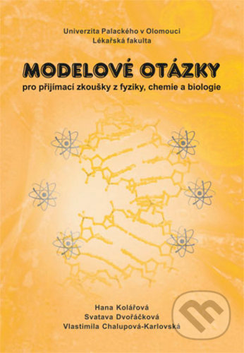 Kniha: Modelové otázky pro přijímací zkoušky z fyziky, chemie a biologie, 2. vydání (Hana Kolářová, Svatava Dvořáčková a Vlastimila Chalupová Karlovská). Univerzita Palackého v Olomouci, 2013 Kniha: Modelové otázky pro přijímací zkoušky z fyziky, chemie a biologie, 2. vydání (Hana Kolářová, Svatava Dvořáčková a Vlastimila Chalupová Karlovská). Univerzita Palackého v Olomouci, 2013