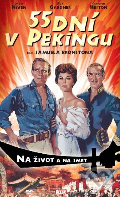 Film: 55 dní v Pekingu (Guy Green, Andrew Marton a Nicholas Ray) (DVD). Hollywood, 2021 Film: 55 dní v Pekingu (Guy Green, Andrew Marton a Nicholas Ray) (DVD). Hollywood, 2021