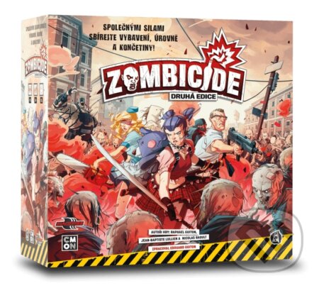 Spoločenská hra: Zombicide 2.edícia CZ (Jean-Baptiste Lullien, Nicolas Ra a Raphaël Guiton). ADC BF, 2021 Spoločenská hra: Zombicide 2.edícia CZ (Jean-Baptiste Lullien, Nicolas Ra a Raphaël Guiton). ADC BF, 2021