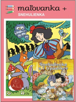 Audiokniha: Snehulienka (maľovanka + CD) (Maja Glasnerová). A.L.I., 2021 Audiokniha: Snehulienka (maľovanka + CD) (Maja Glasnerová). A.L.I., 2021
