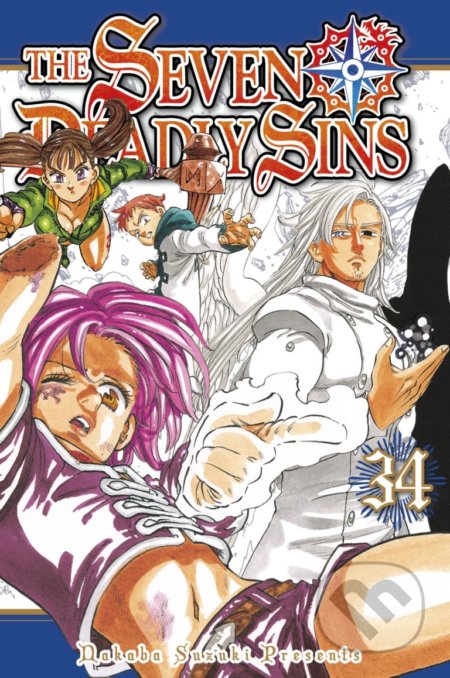 Kniha: The Seven Deadly Sins (Volume 34) (Nakaba Suzuki). Kodansha International, 2019 Kniha: The Seven Deadly Sins (Volume 34) (Nakaba Suzuki). Kodansha International, 2019