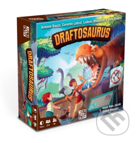 Společenská hra: Draftosaurus - Rodinná hra (REXhry). REXhry, 2021 Společenská hra: Draftosaurus - Rodinná hra (REXhry). REXhry, 2021