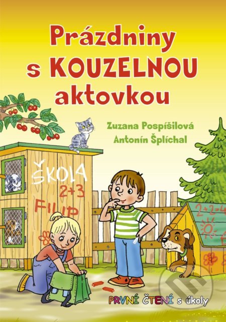 Kniha: Prázdniny s kouzelnou aktovkou - První čtení s úkoly (Zuzana Pospíšilová). Nakladatelství Panda, 2021 Kniha: Prázdniny s kouzelnou aktovkou - První čtení s úkoly (Zuzana Pospíšilová). Nakladatelství Panda, 2021