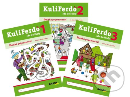 Kniha: Kuliferdo ide do školy (komplet 1 - 3) (Autorský kolektiv). Raabe, 2021 Kniha: Kuliferdo ide do školy (komplet 1 - 3) (Autorský kolektiv). Raabe, 2021