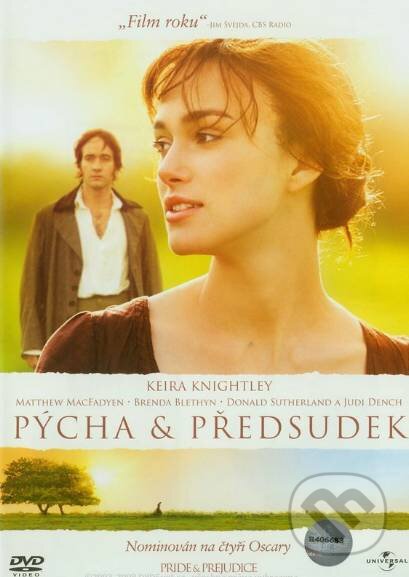 Film: Pýcha a predsudok (Joe Wright) (DVD). Bonton Film, 2005 Film: Pýcha a predsudok (Joe Wright) (DVD). Bonton Film, 2005