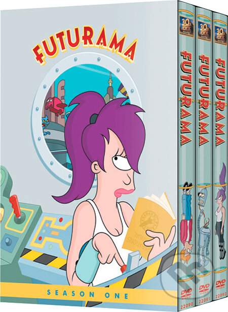 Film: Futurama - 3 DVD (Chris Sauve) (DVD). Bonton Film, 1999 Film: Futurama - 3 DVD (Chris Sauve) (DVD). Bonton Film, 1999