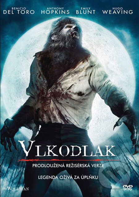 Film: Vlkodlak (Joe Johnston) (DVD). Bonton Film, 2010 Film: Vlkodlak (Joe Johnston) (DVD). Bonton Film, 2010