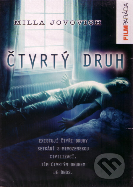 Film: Štvrtý druh (Isabel Coixet, Jim Goddard, Doug Campbell, Alan Alda, Andy Byatt, Alastair Fothergill a Olatunde Osunsanmi) (DVD). Hollywood, 2009 Film: Štvrtý druh (Isabel Coixet, Jim Goddard, Doug Campbell, Alan Alda, Andy Byatt, Alastair Fothergill a Olatunde Osunsanmi) (DVD). Hollywood, 2009