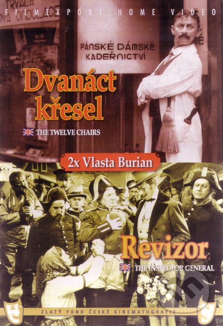Film: Revizor / Dvanáct křesel (Martin Frič a Michał Waszyński) (DVD). Filmexport Home Video, 1933 Film: Revizor / Dvanáct křesel (Martin Frič a Michał Waszyński) (DVD). Filmexport Home Video, 1933