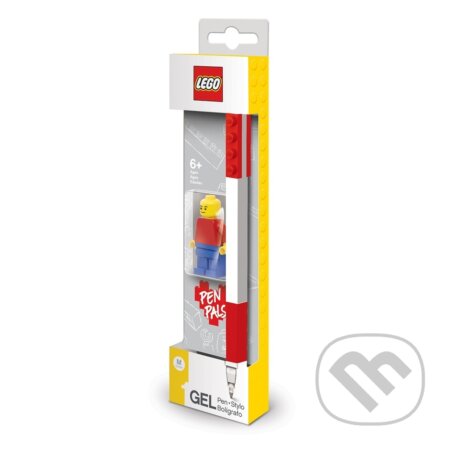 LEGO Gelové pero s minifigurkou, červené (LEGO). LEGO, 2021 LEGO Gelové pero s minifigurkou, červené (LEGO). LEGO, 2021