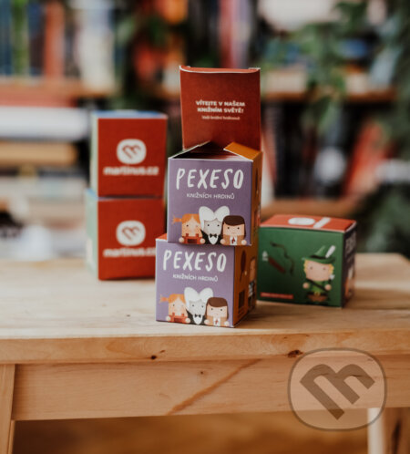 Pexeso knižních hrdinů (Martinus). Martinus, 2021 Pexeso knižních hrdinů (Martinus). Martinus, 2021