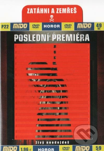 Film: Posledná premiéra (Sopon Sukdapisit) (DVD). Hollywood, 2021 Film: Posledná premiéra (Sopon Sukdapisit) (DVD). Hollywood, 2021