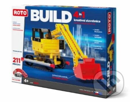 Spoločenská hra: ROTO 4v1 BUILD, 211 dílků (EFKO karton s.r.o.). EFKO karton s.r.o., 2021 Spoločenská hra: ROTO 4v1 BUILD, 211 dílků (EFKO karton s.r.o.). EFKO karton s.r.o., 2021