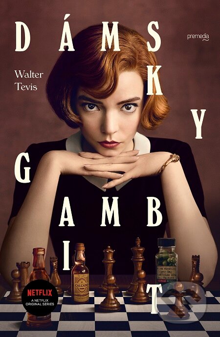 E-kniha: Dámsky gambit (Walter Tevis). Premedia, 2021 E-kniha: Dámsky gambit (Walter Tevis). Premedia, 2021