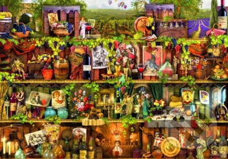 Puzzle: Wine Shelf (Aimee Stewart). Bluebird, 2021 Puzzle: Wine Shelf (Aimee Stewart). Bluebird, 2021