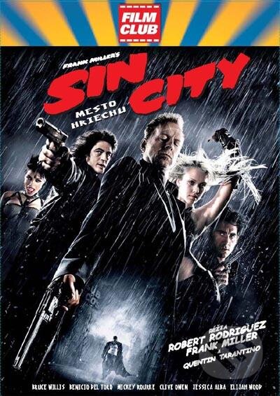 Film: Sin City (Frank Miller, Quentin Tarantino a Robert Rodriguez) (DVD). Hollywood, 2021 Film: Sin City (Frank Miller, Quentin Tarantino a Robert Rodriguez) (DVD). Hollywood, 2021