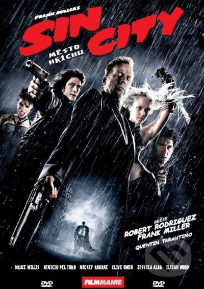 Film: Sin city (Frank Miller, Quentin Tarantino a Robert Rodriguez) (DVD). Hollywood, 2021 Film: Sin city (Frank Miller, Quentin Tarantino a Robert Rodriguez) (DVD). Hollywood, 2021