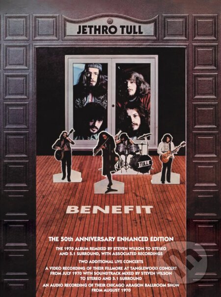 Hudobné CD: Jethro Tull: Benefit (Hudobné albumy). Hudobné albumy, 2021 Hudobné CD: Jethro Tull: Benefit (Hudobné albumy). Hudobné albumy, 2021