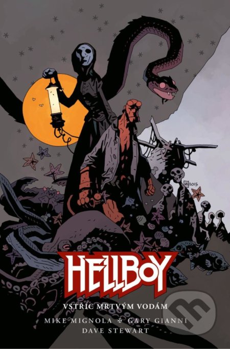 Kniha: Hellboy: Vstříc mrtvým vodám (Mike Mignola). Comics centrum, 2021 Kniha: Hellboy: Vstříc mrtvým vodám (Mike Mignola). Comics centrum, 2021