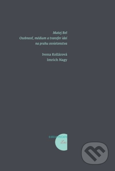 Kniha: Matej Bel: Osobnosť, médium a transfer ideí na prahu osvietenstva (Imrich Nagy a Ivona Kollárová). Slovenské literárne centrum, 2021 Kniha: Matej Bel: Osobnosť, médium a transfer ideí na prahu osvietenstva (Imrich Nagy a Ivona Kollárová). Slovenské literárne centrum, 2021